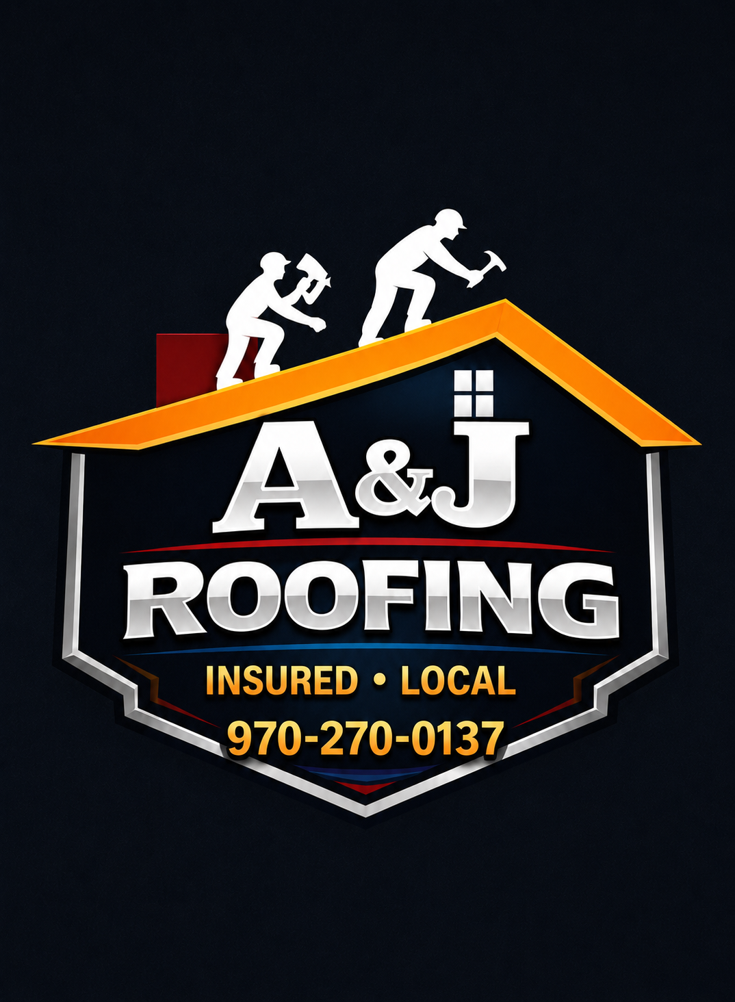 A & J Roofing Logo